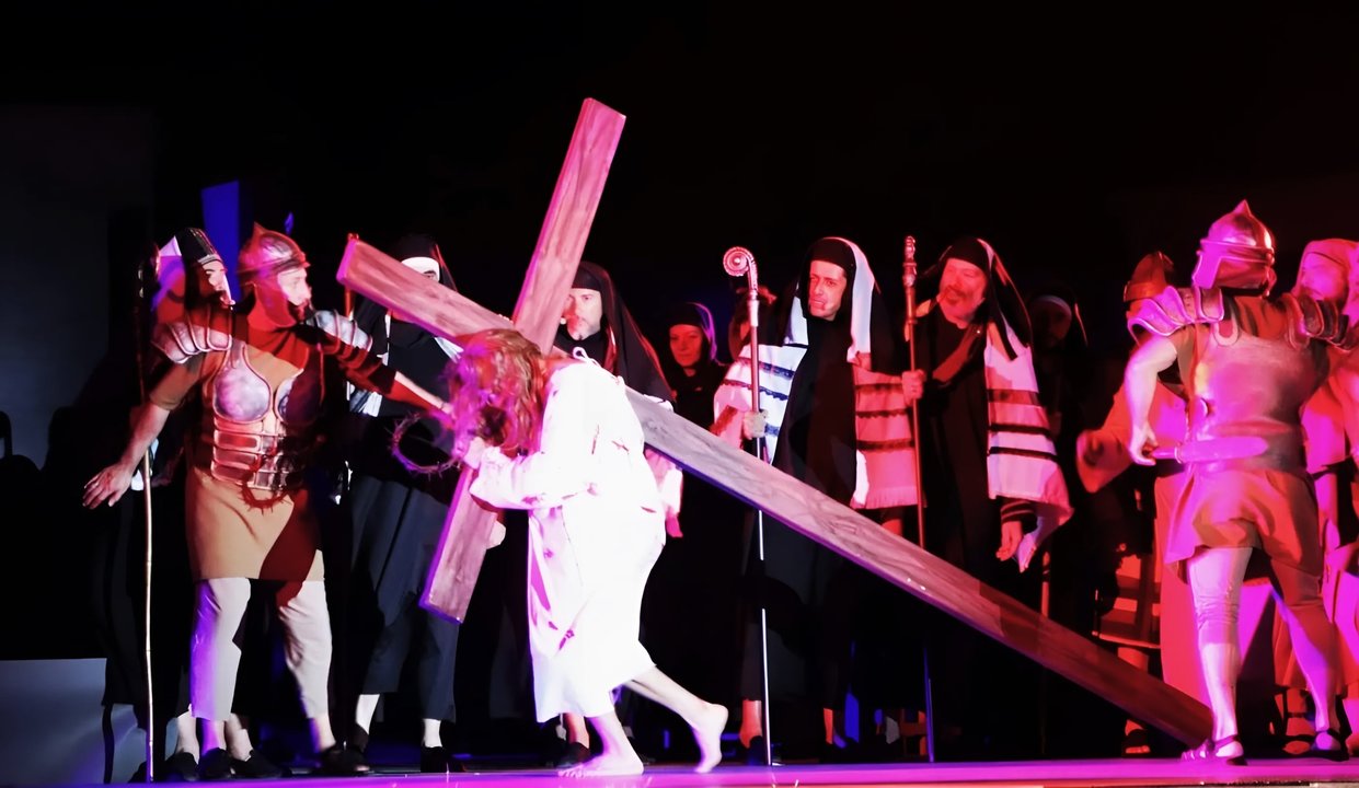 Escena de la obra 'Mater a Jesús'.