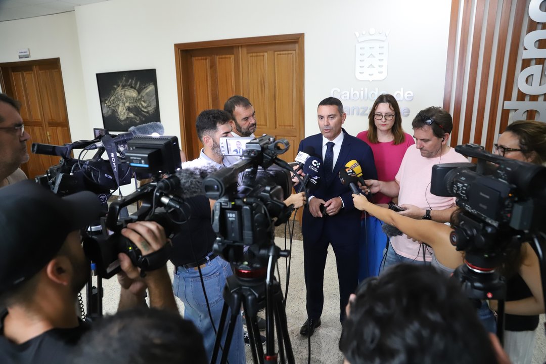 Visita de la consejera de Bienestar Social a Lanzarote.