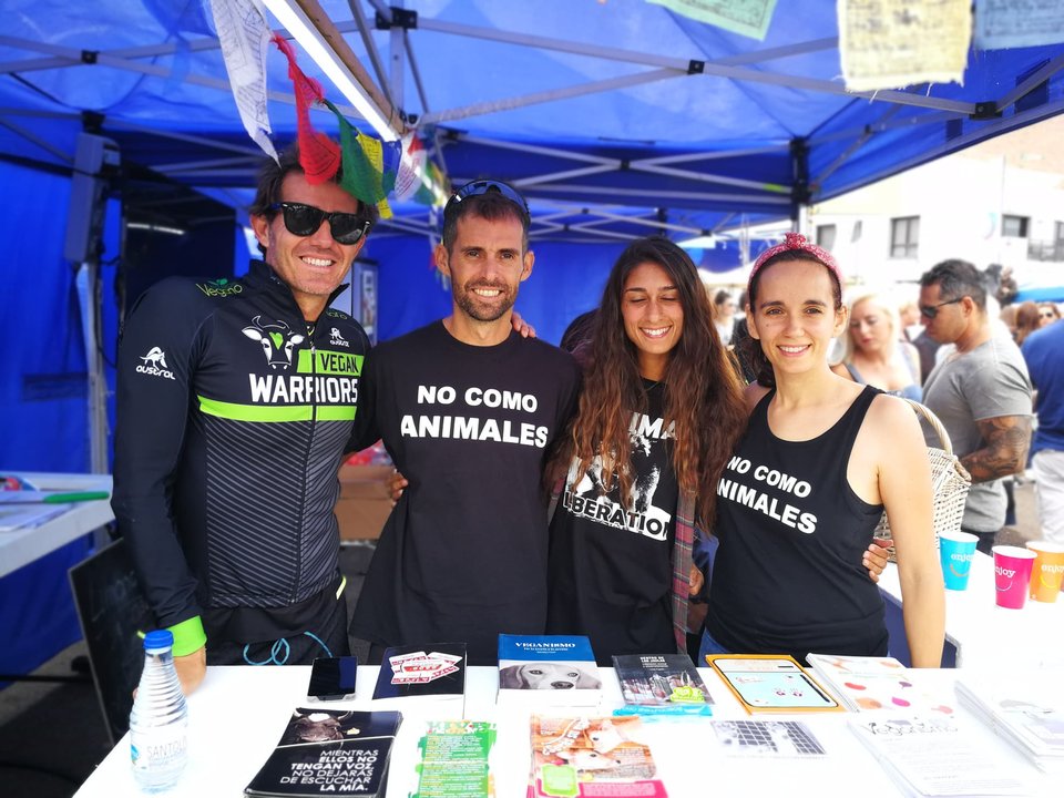 Actividad de difusión de Lanzarote Vegano en 2018.