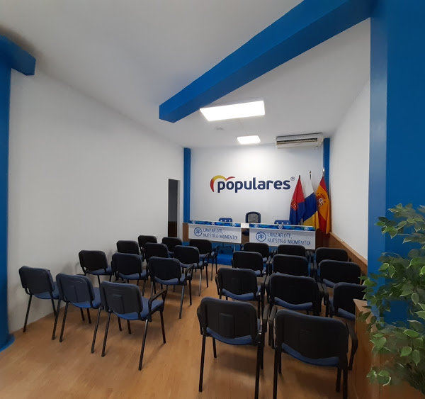 Sede del PP en Arrecife.