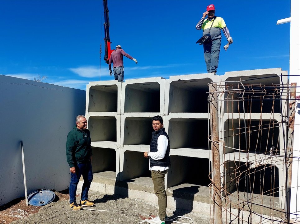 Nuevos nichos en el cementerio de San Román. Imagen de archivo.