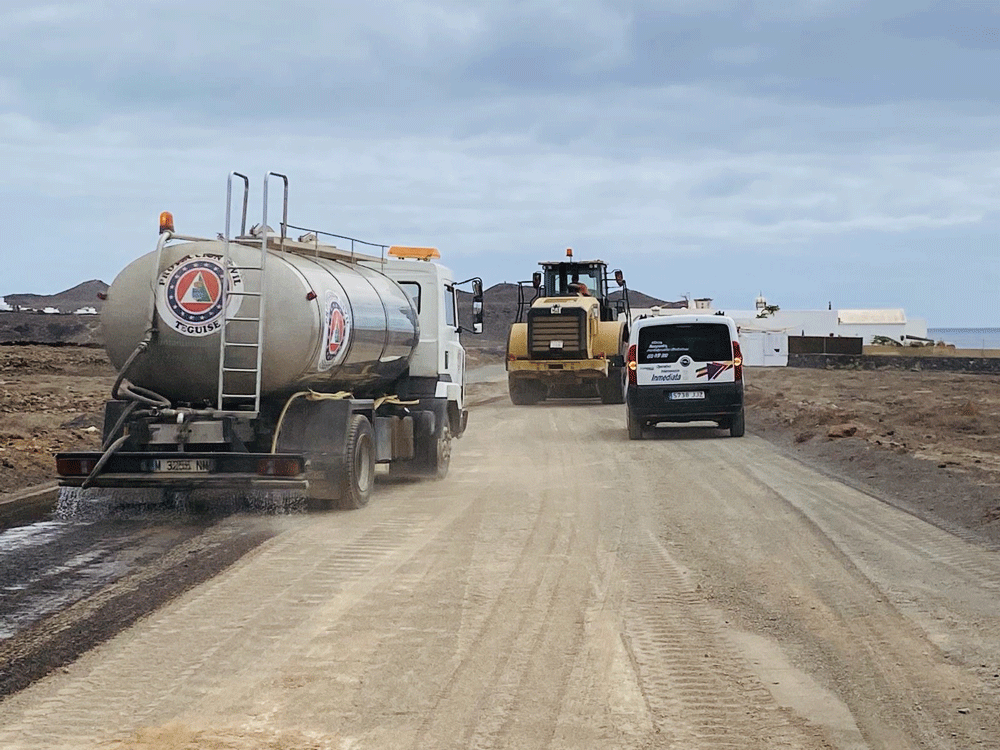 Arreglo del camino a Los Ancones