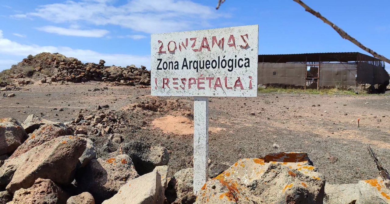 Yacimiento arqueológico de Zonzamas.