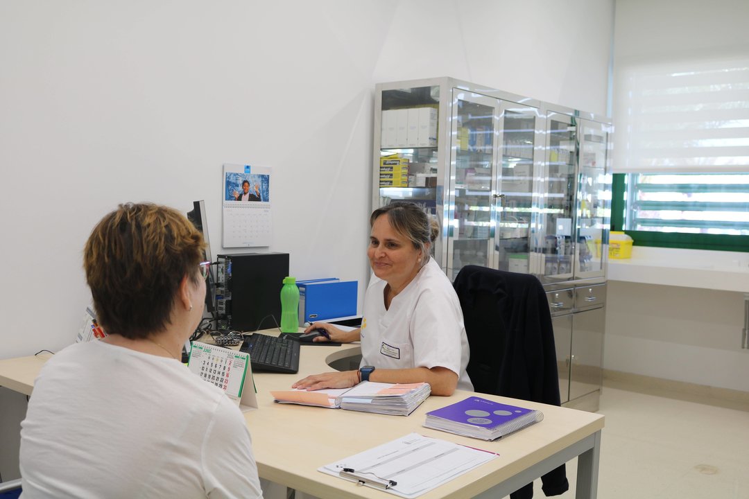 Paciente en una consulta Molina Orosa.