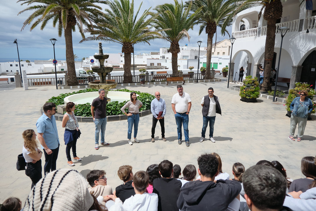 Visita IES San Bartolomé al Ayuntamiento.