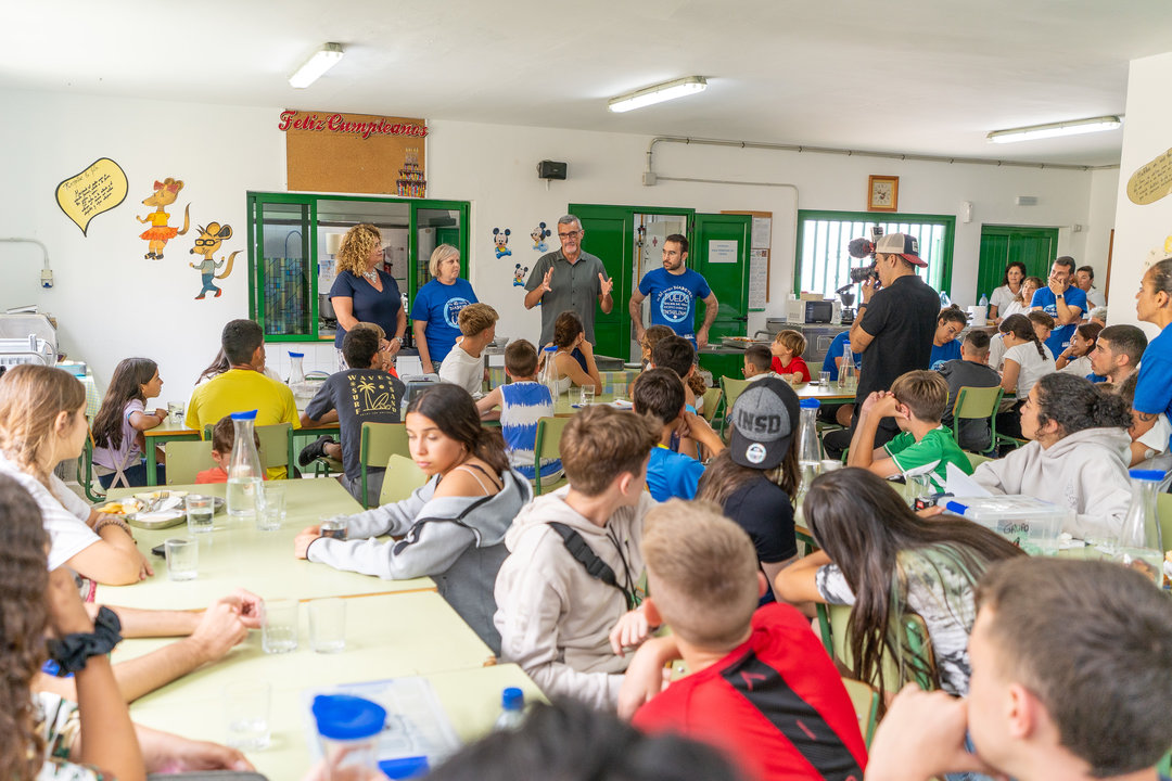 Colonia de verano de menores con diabetes.