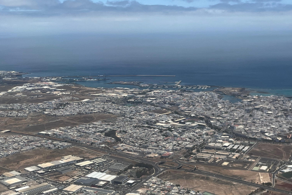 Vista aérea de Arrecife.