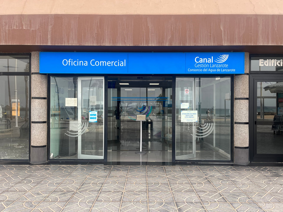 Oficinas de Canal Gestión, en Arrecife.