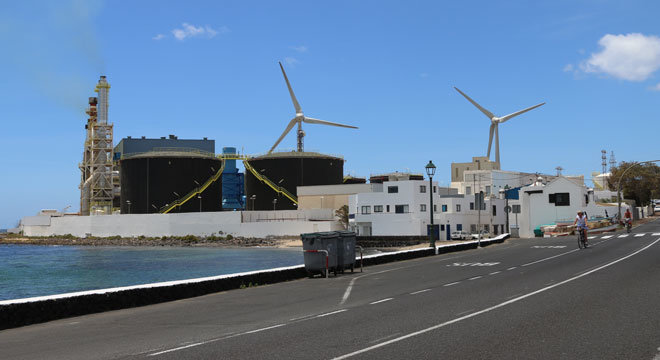 Central eléctrica Lanzarote.