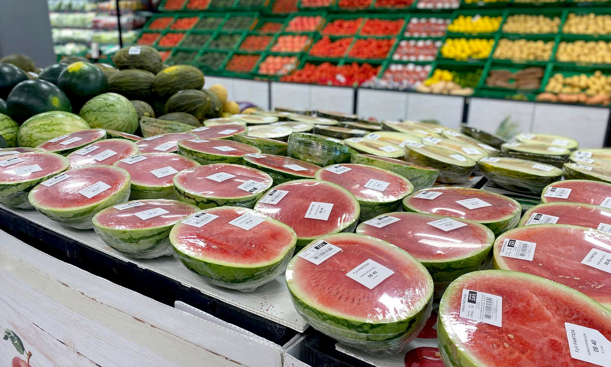 Sandías en Mercadona