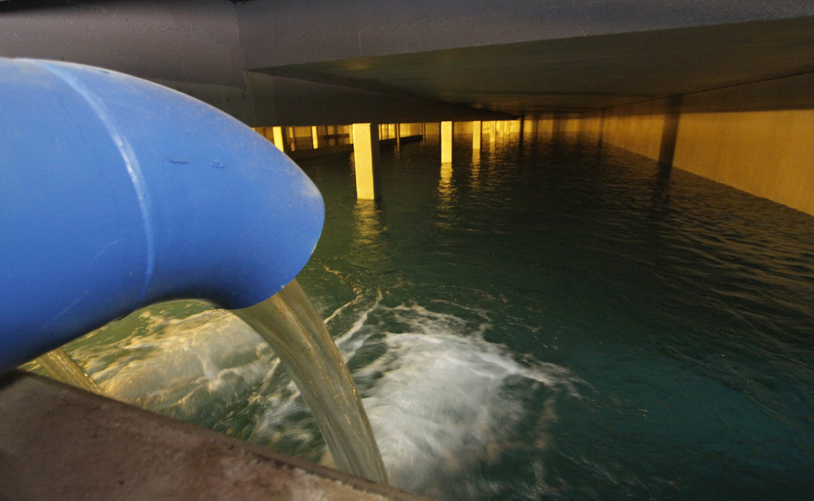 Estación de bombeo de agua de Zonzamas.