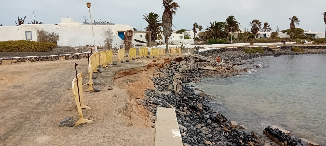 Pedro Barba, en La Graciosa.