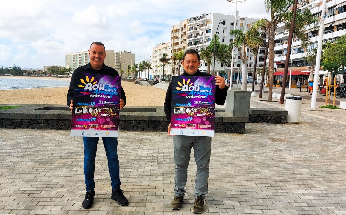 El paseo peatonal de El Reducto acgerá este fin de semana Arrecife Ochentera.