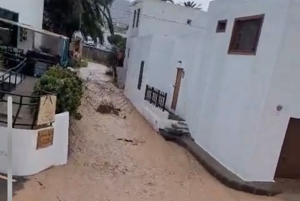 Lluvias en Haría